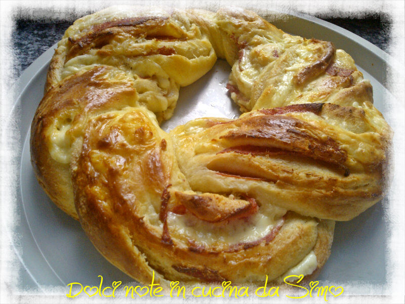 Angelica farcita con formaggi e salame ungherese