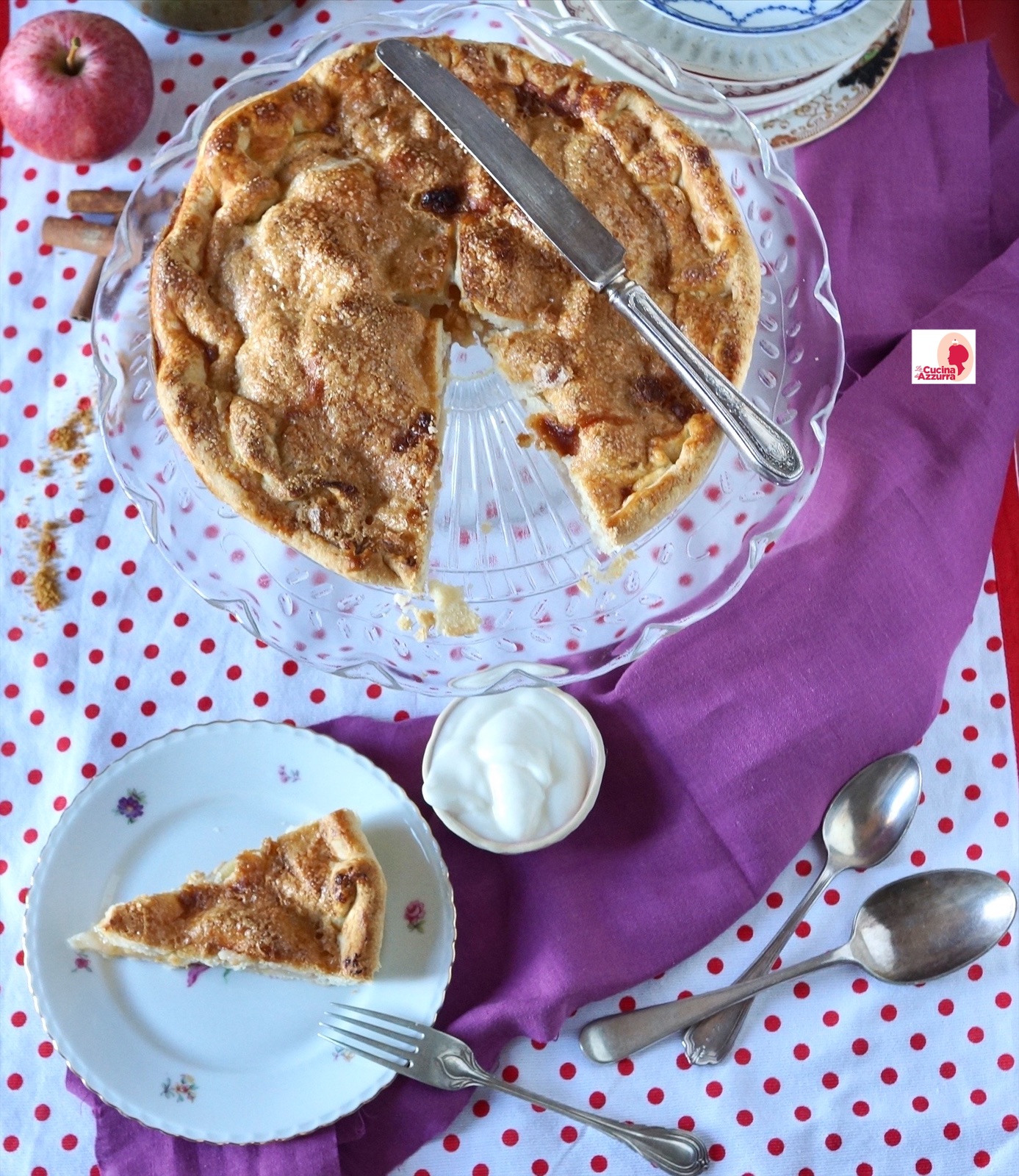 Apple pie la ricetta americana…per il mio corso di dolci!