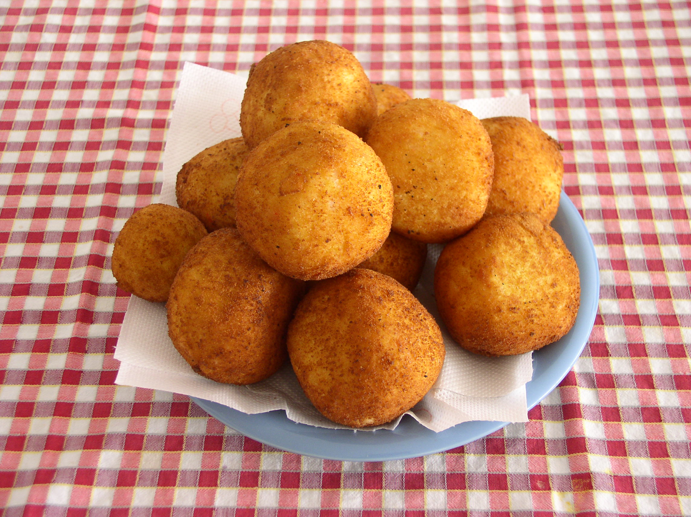 Arancini di riso al radicchio