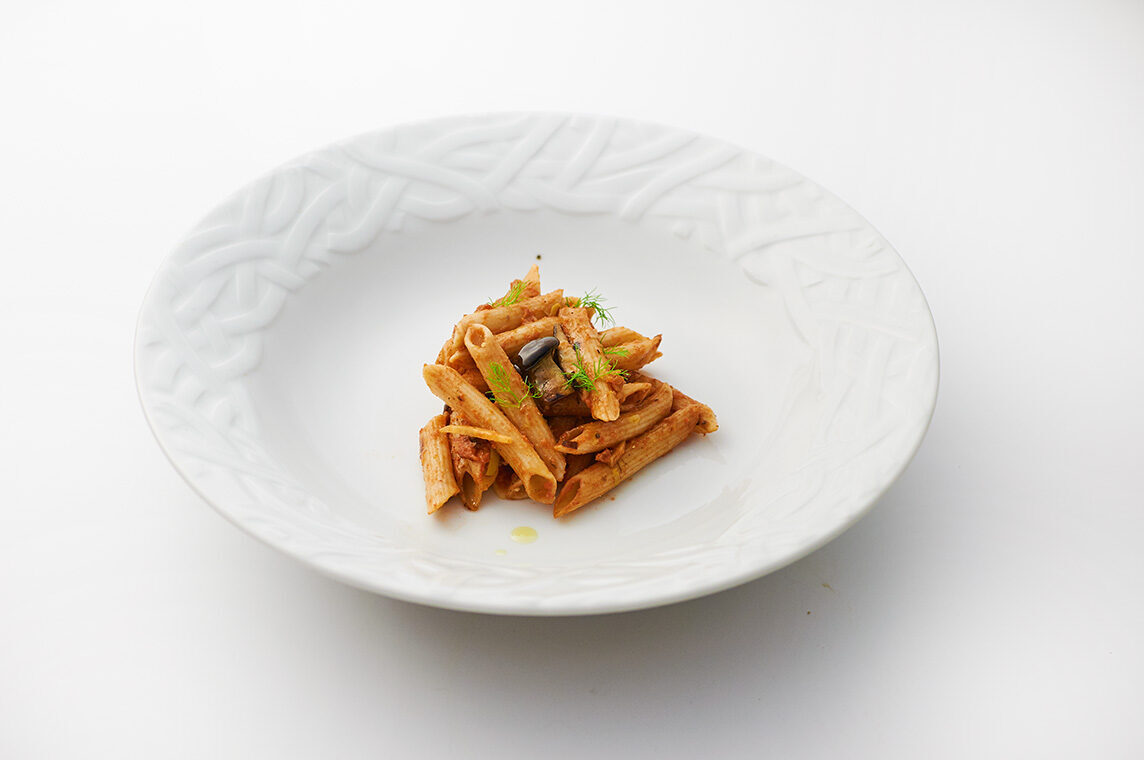 Arnapasta – penne di solina con pastinaca, cardoncelli e verza