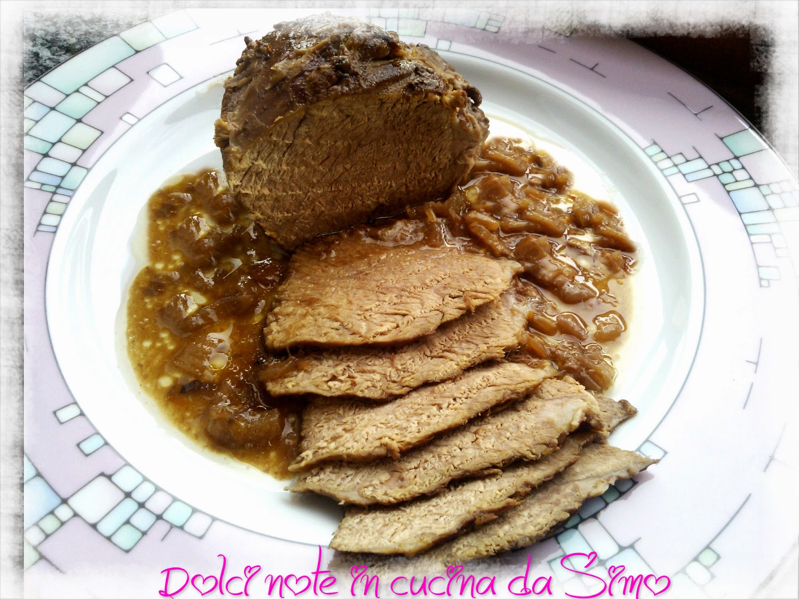 Arrosto di manzo al vino bonarda