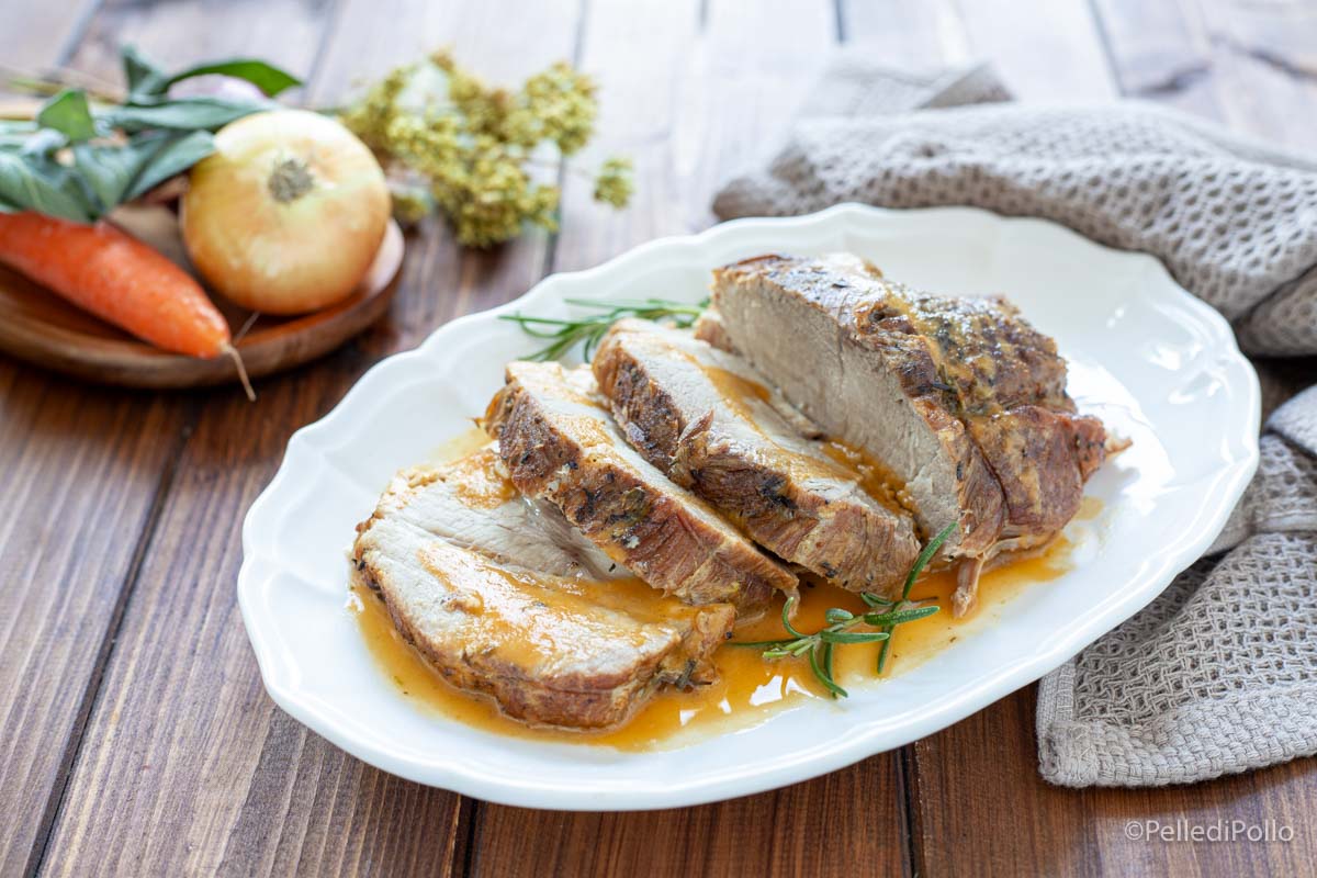 Arrosto di spalla di maiale alla birra