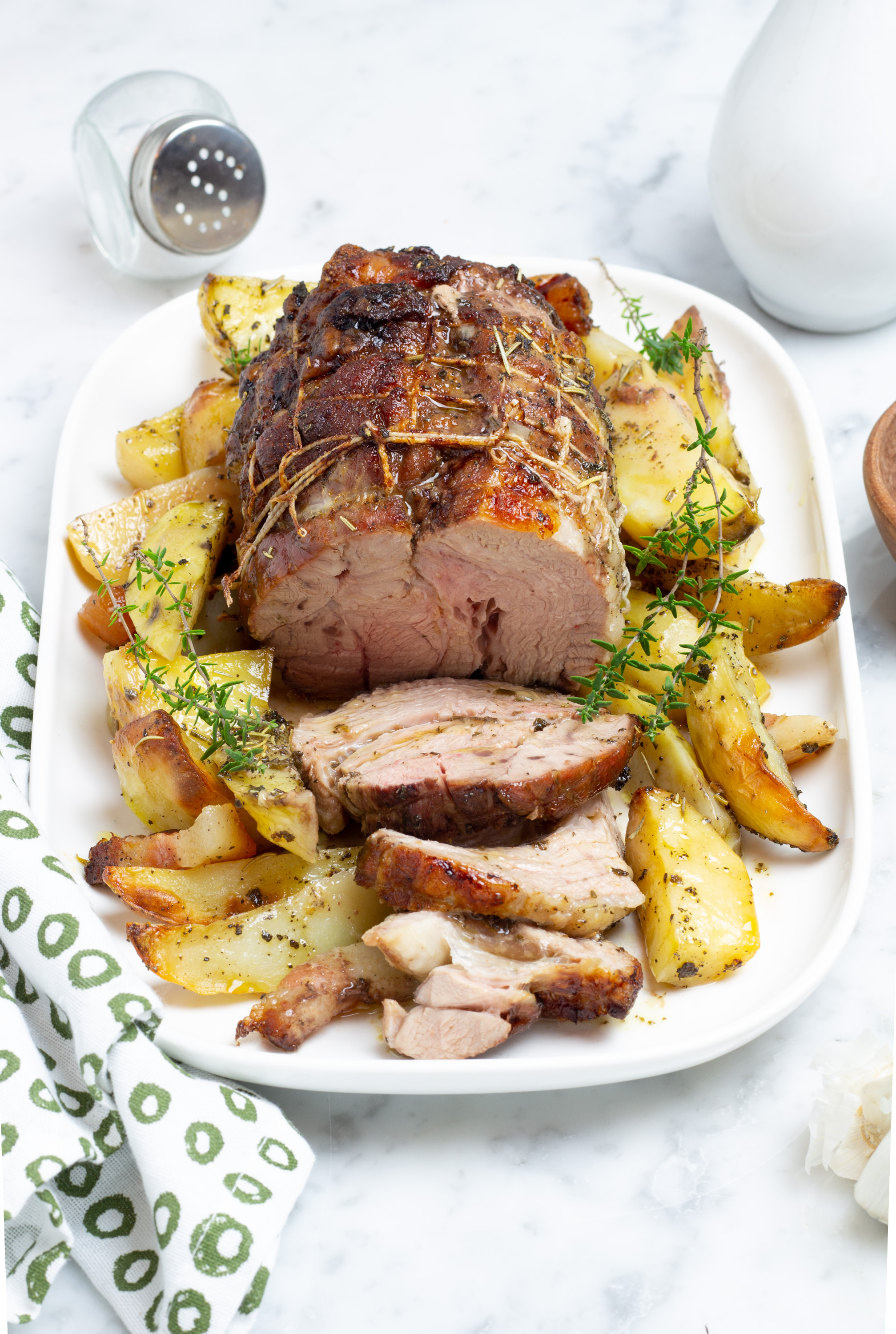 Arrosto di vitello con patate