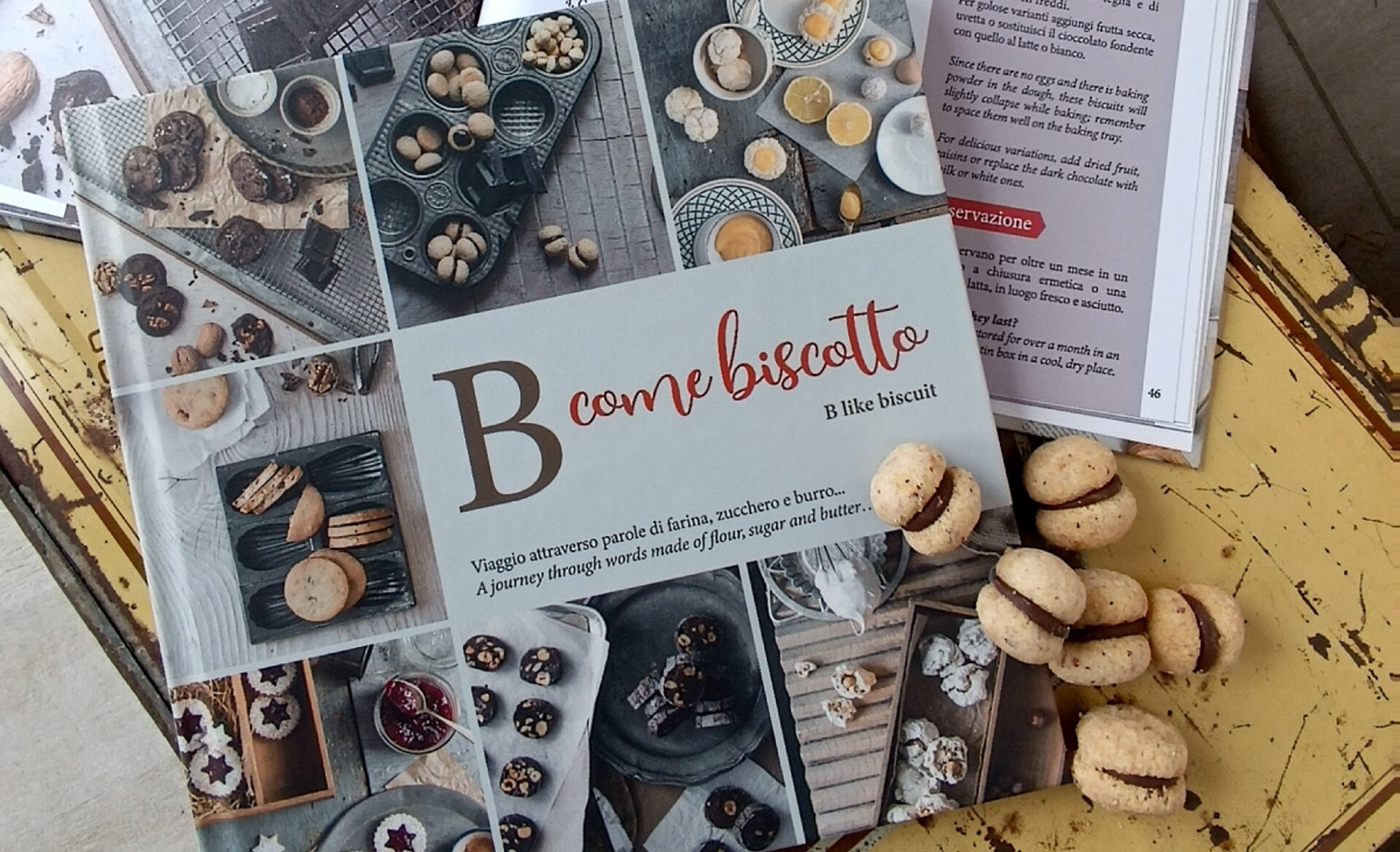 B come biscotto, il primo libro con le mie fotografie