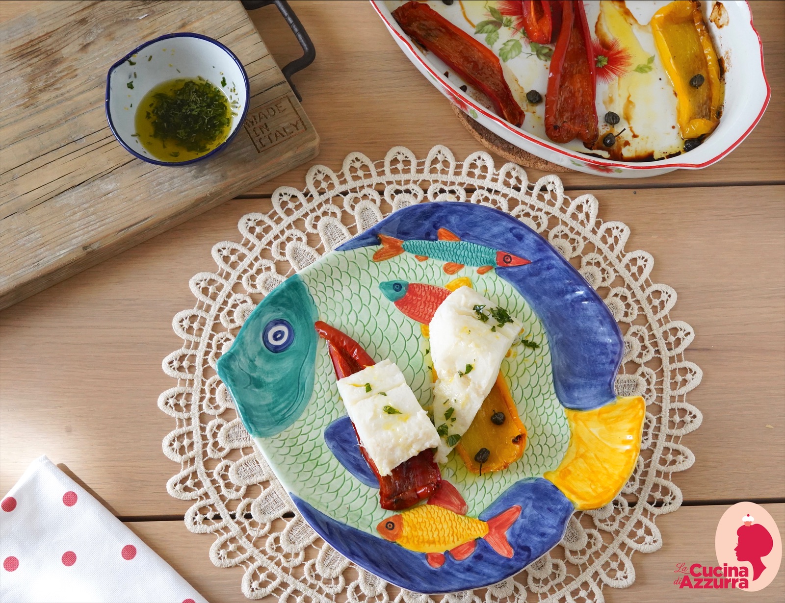 Baccalà con peperoni