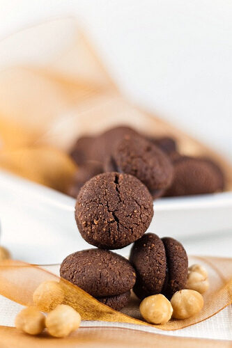 Baci di dama al cacao