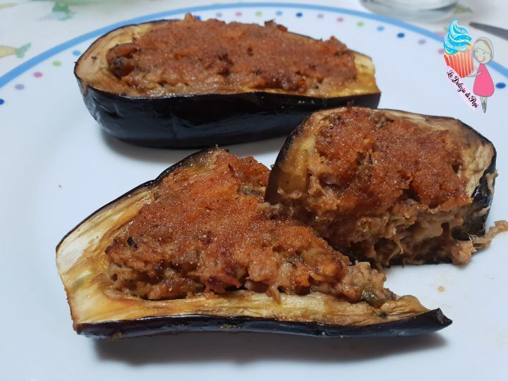 Barchette di melanzane con tonno