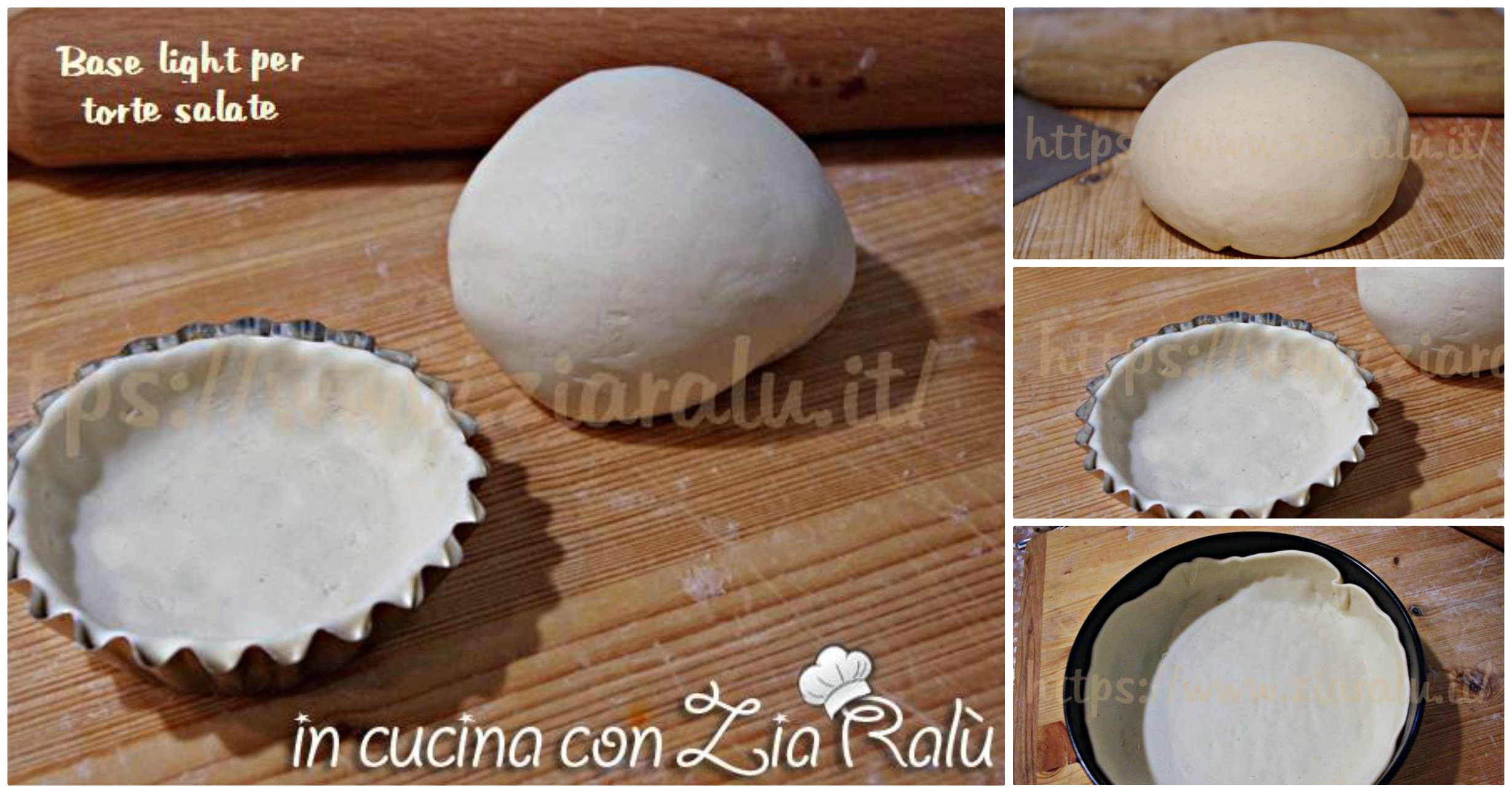 Base per torte salate light -ricetta