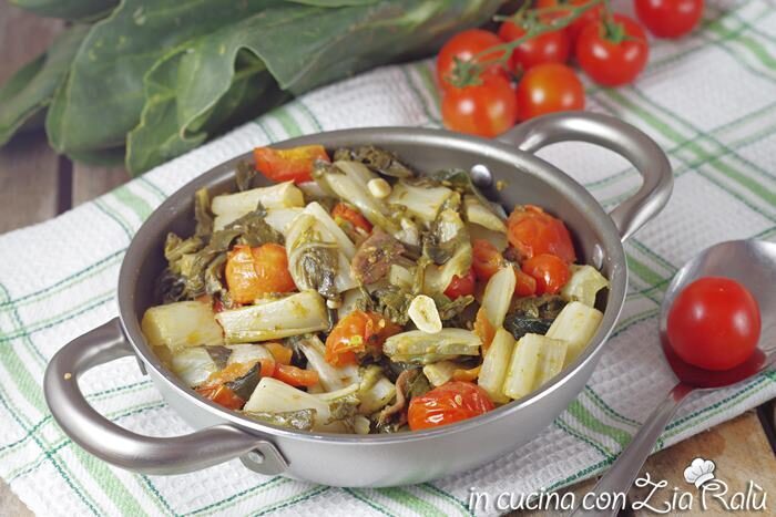 Bietola a coste saltata in padella