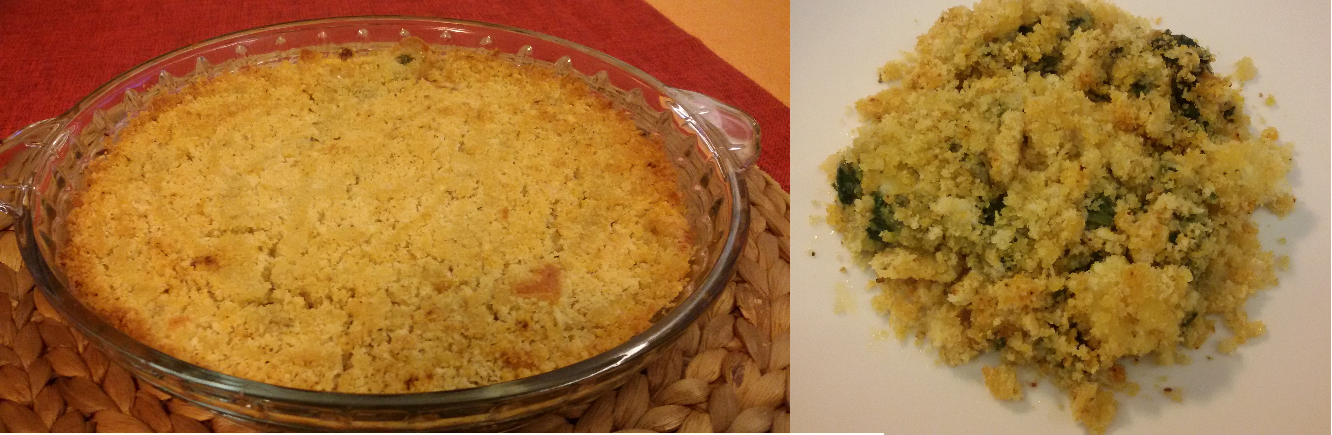 Bietola ai formaggi mollicata