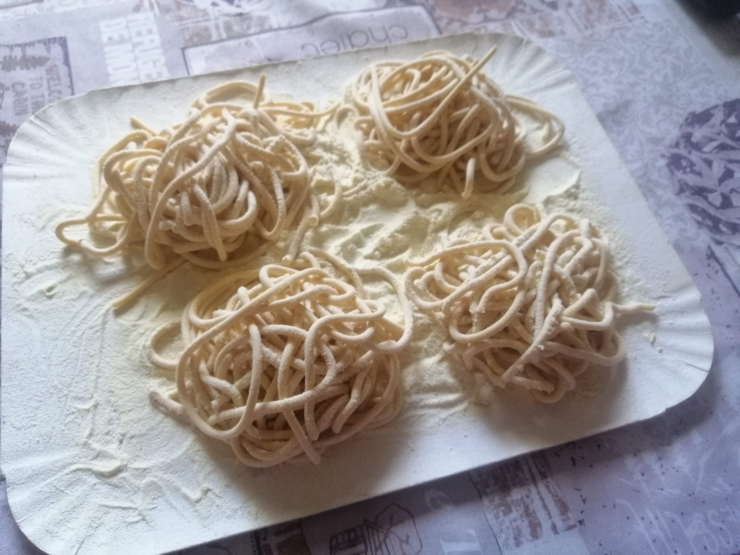Bigoli all’uovo con pasta maker
