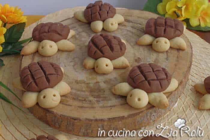 Biscotti a forma di tartaruga