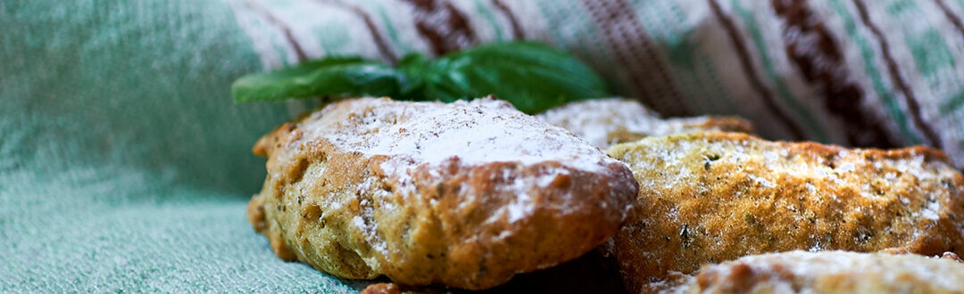 Biscotti al basilico e ortica