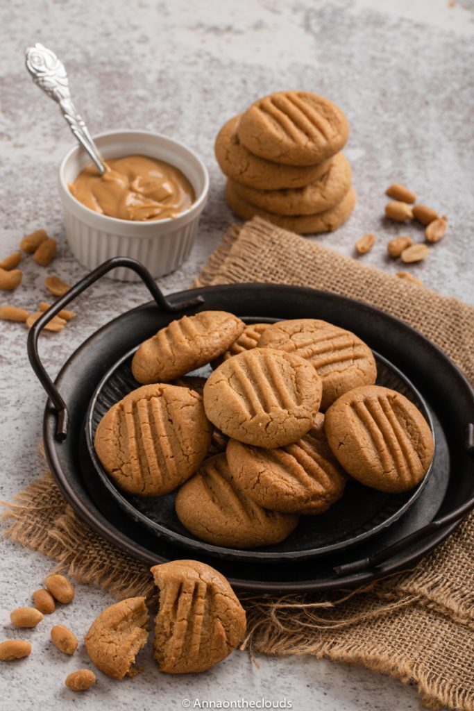 Biscotti al burro di arachidi: ricetta con 3 ingredienti