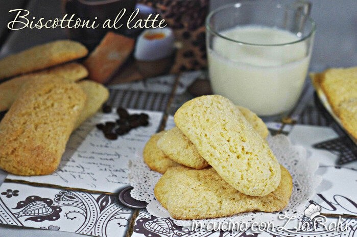 Biscotti al latte senza burro