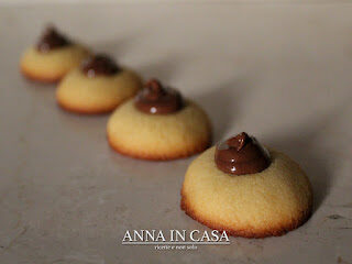 Biscotti al philadelphia con crema di nocciole