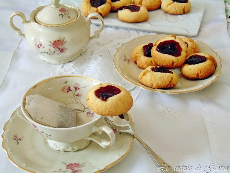 Biscotti con impronta digitale