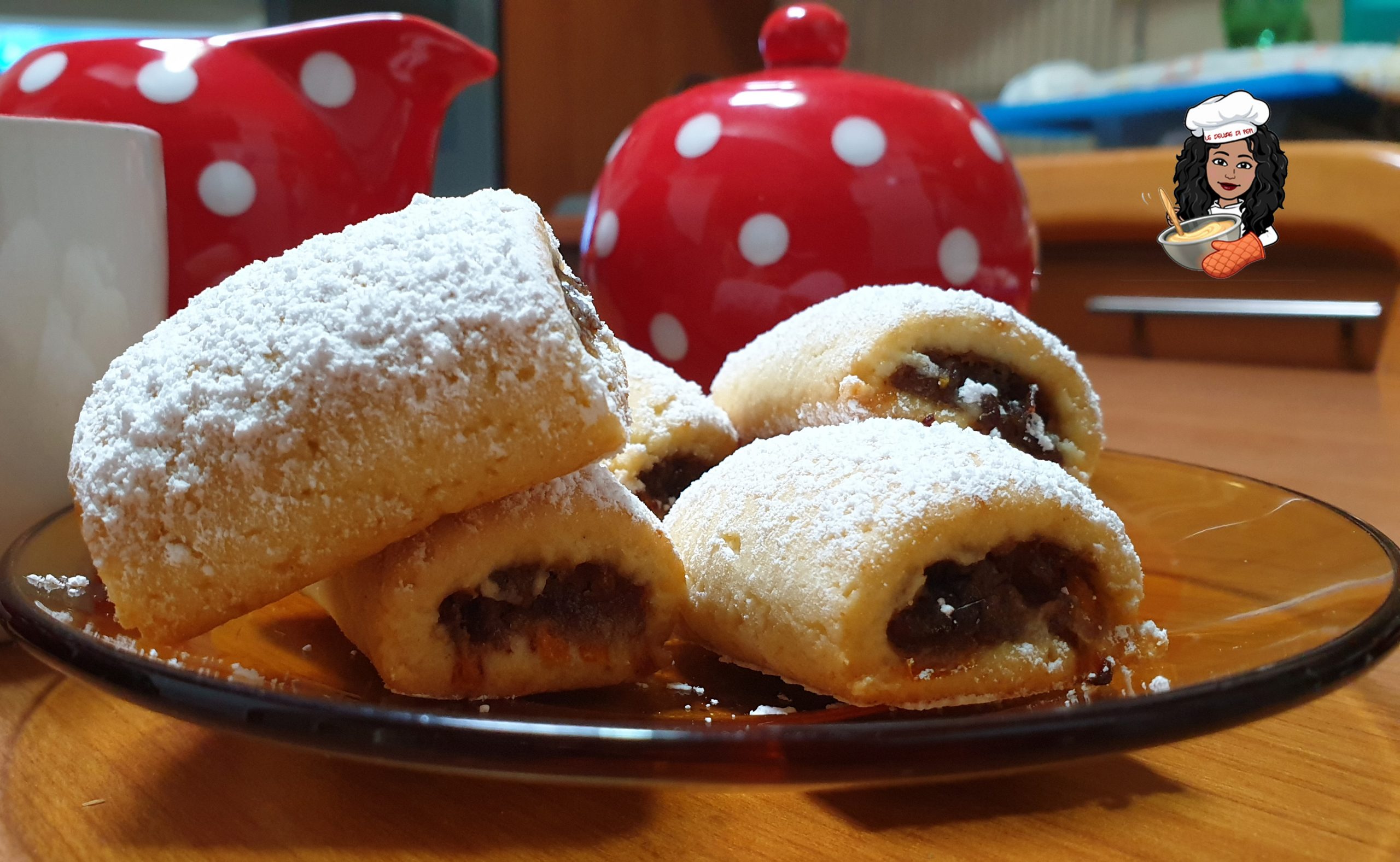Biscotti con ripieno di datteri e cioccolato (con mambo)