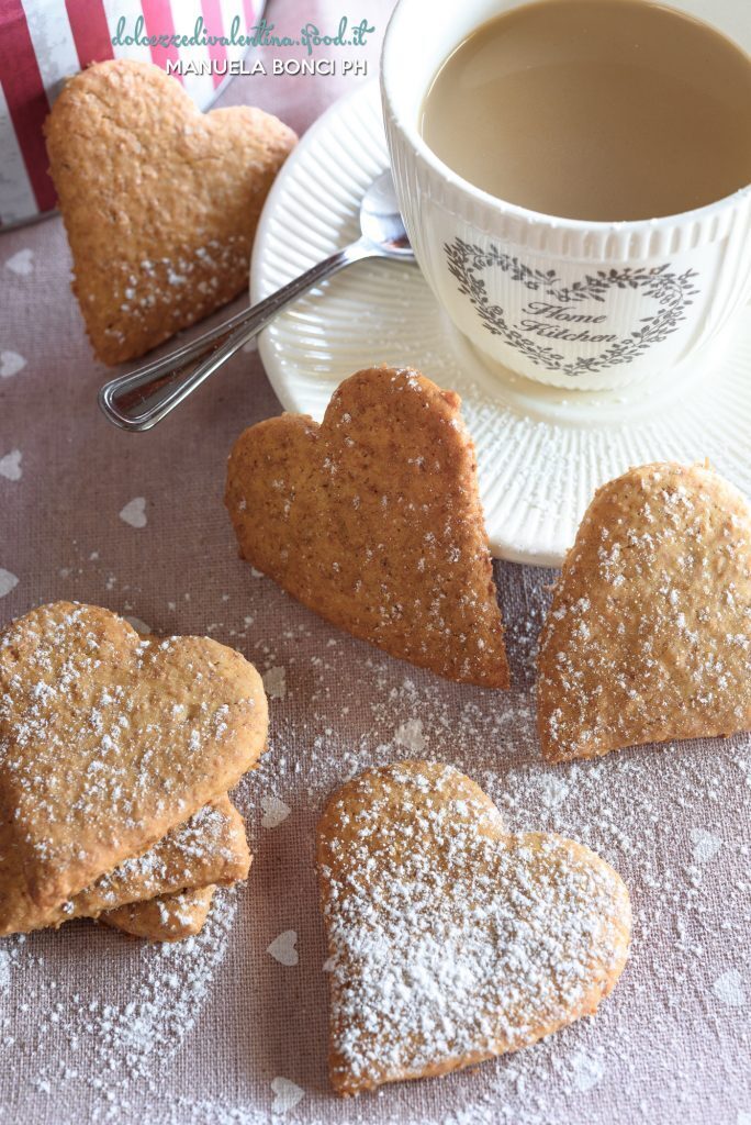 Biscotti cuore integrali