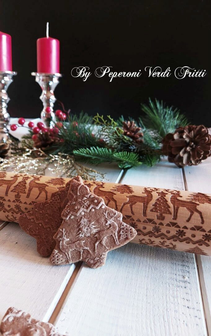 Biscotti decorati zenzero e cannella