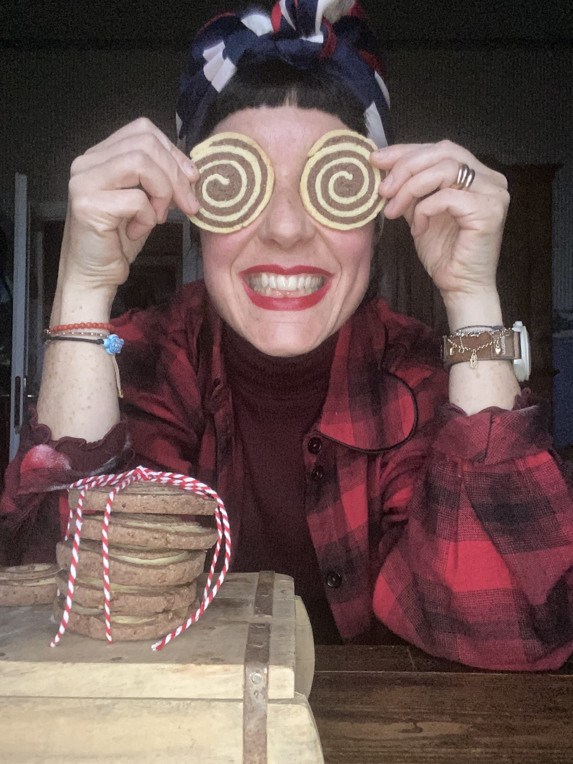 Biscotti girelle come idea regalo di natale