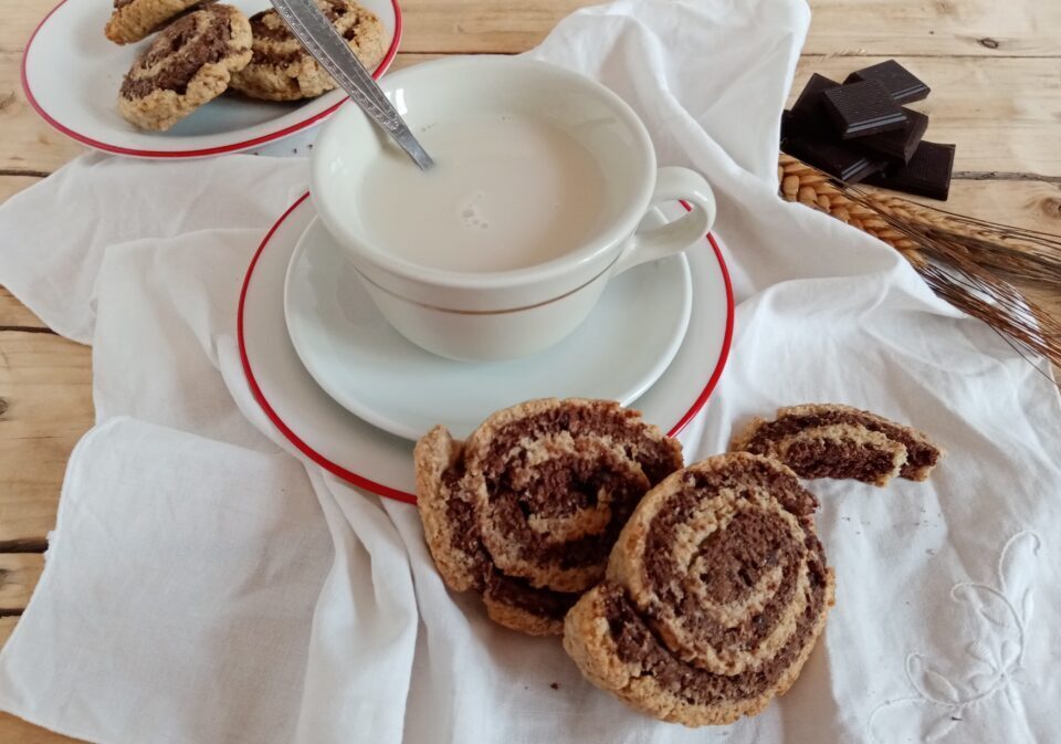 Biscotti integrali con cioccolato