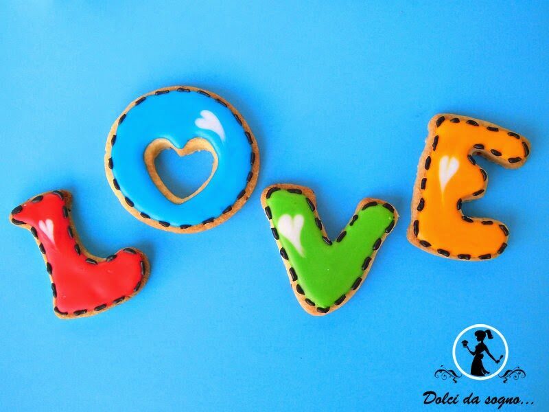 Biscotti “love” per s. valentino