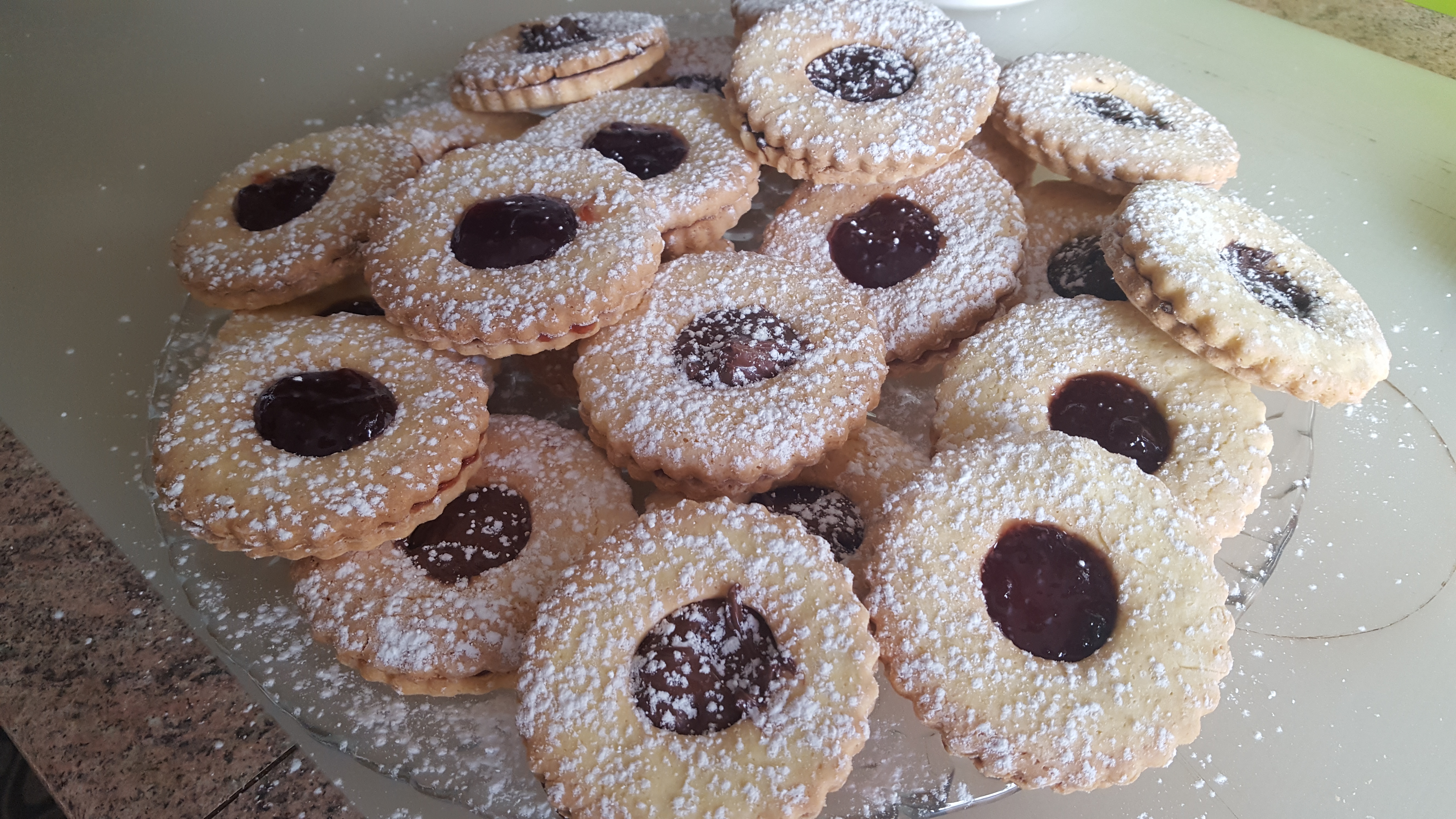 Biscotti occhio di bue senza glutine e lattosio
