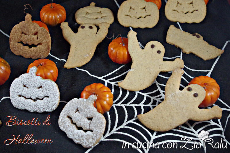 Biscotti zucche fantasmi – festa halloween