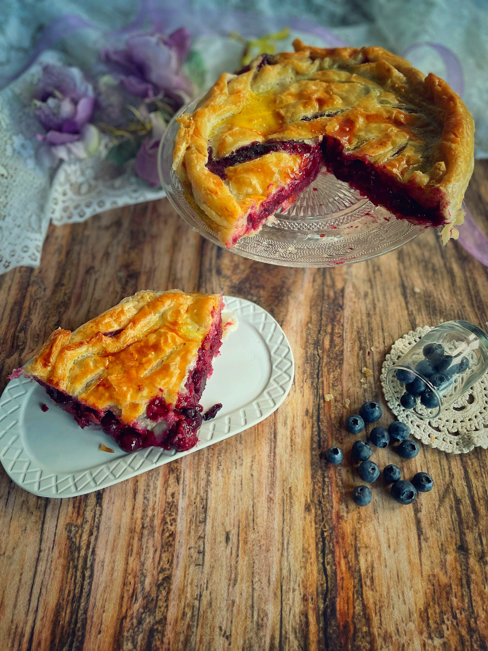 Blueberry pie: la torta di mirtilli americana