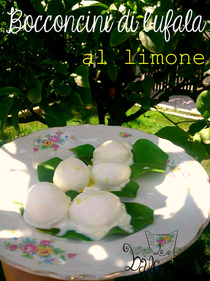 Bocconcini di bufala al limone