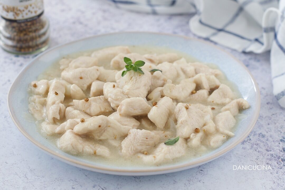 Bocconcini di pollo con coriandolo e zenzero
