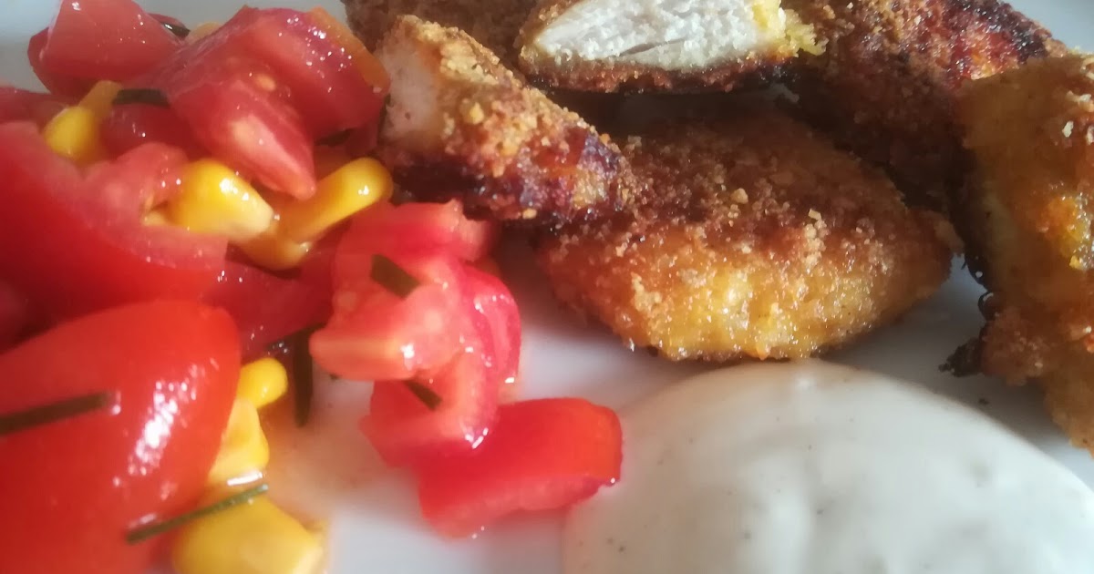 Bocconcini di pollo croccanti al forno