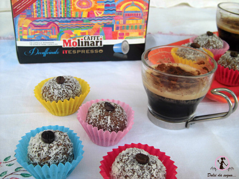 Bon bon al cocco e caffè