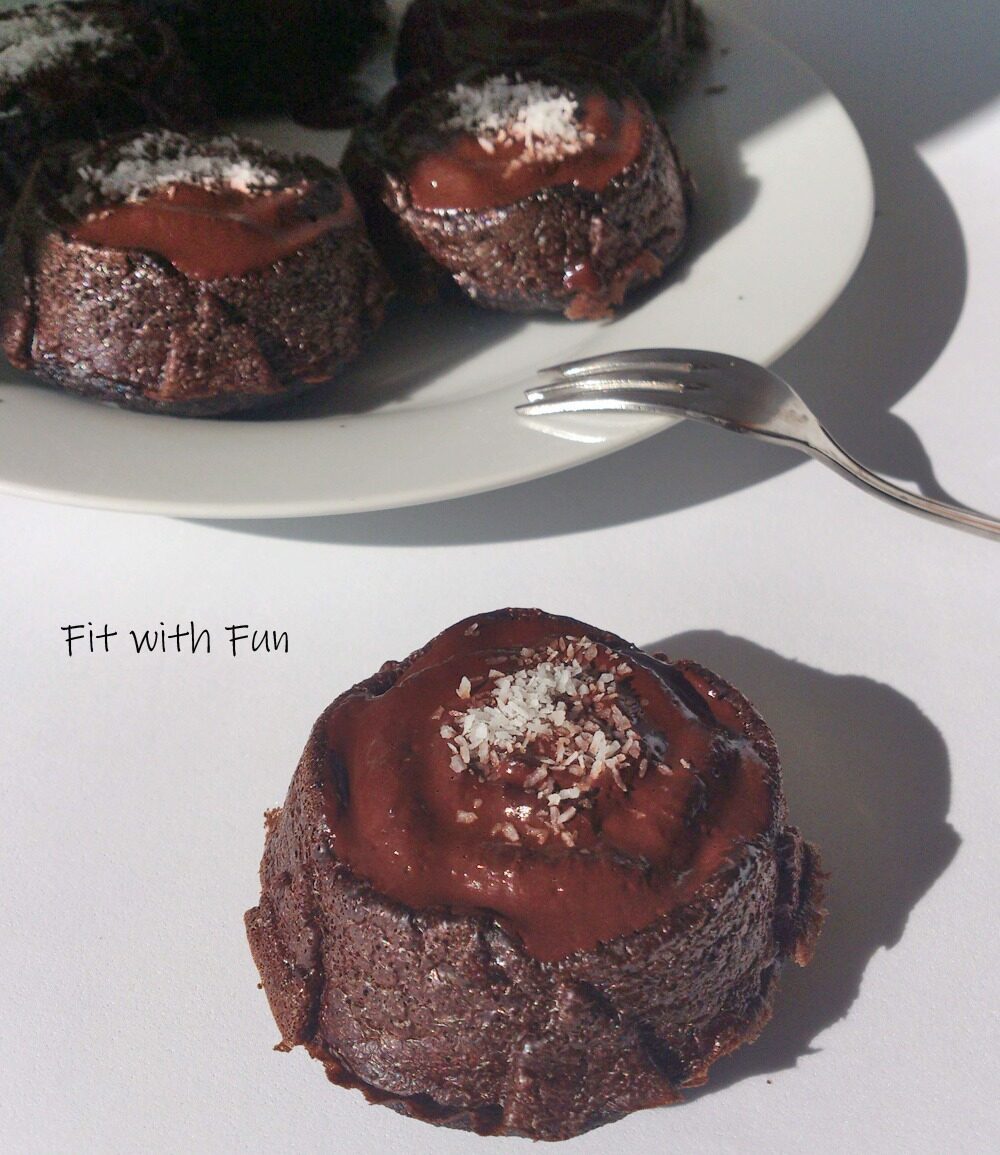 Bounty muffin naturalmente proteici cocco e cioccolata