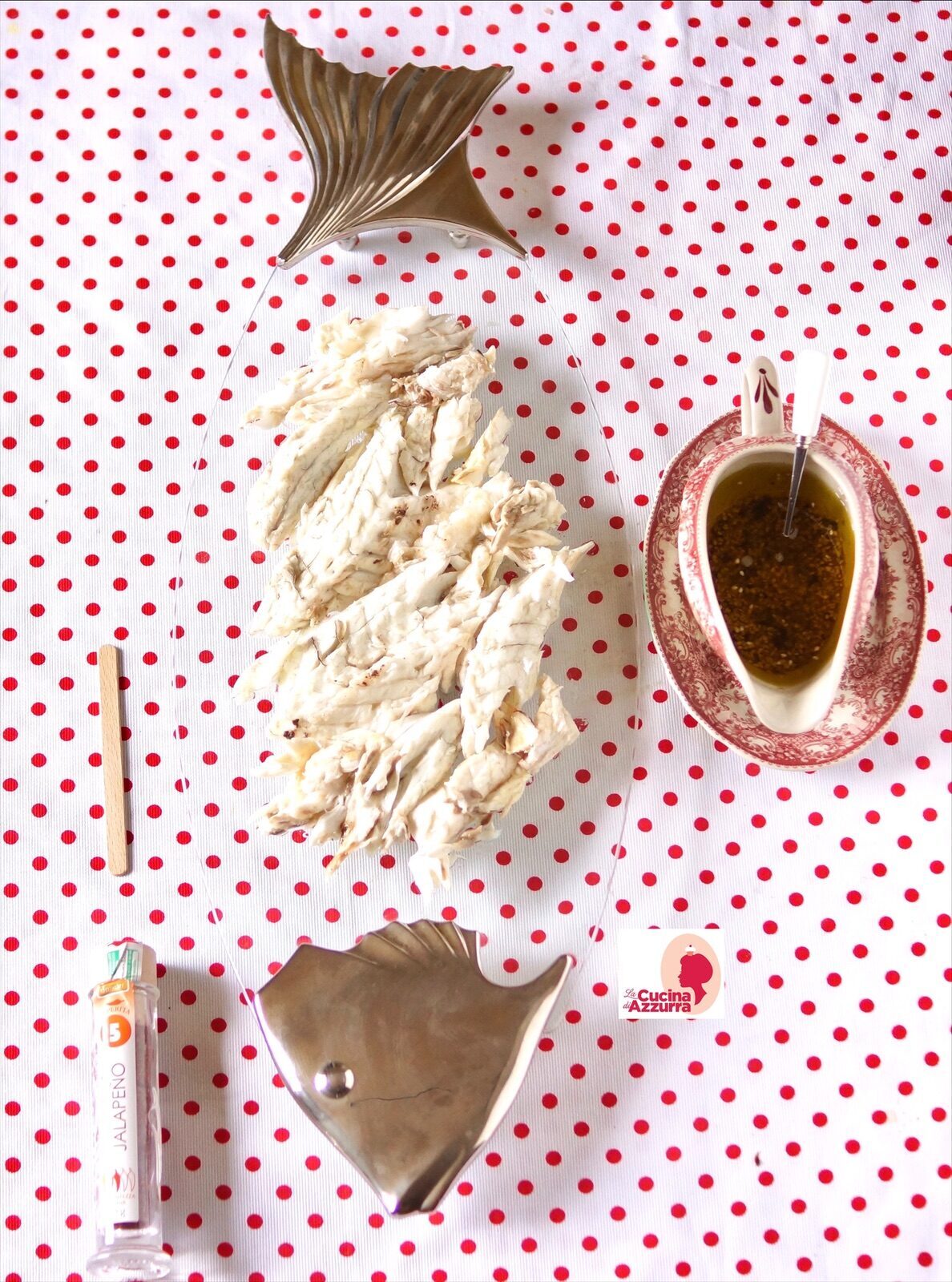 Branzino al limone con emulsione piccante