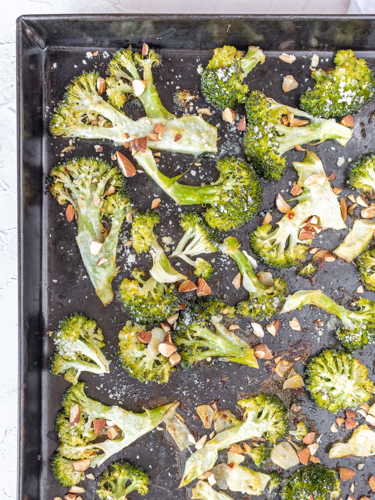 Broccoli al forno | condimento all’aglio e limone