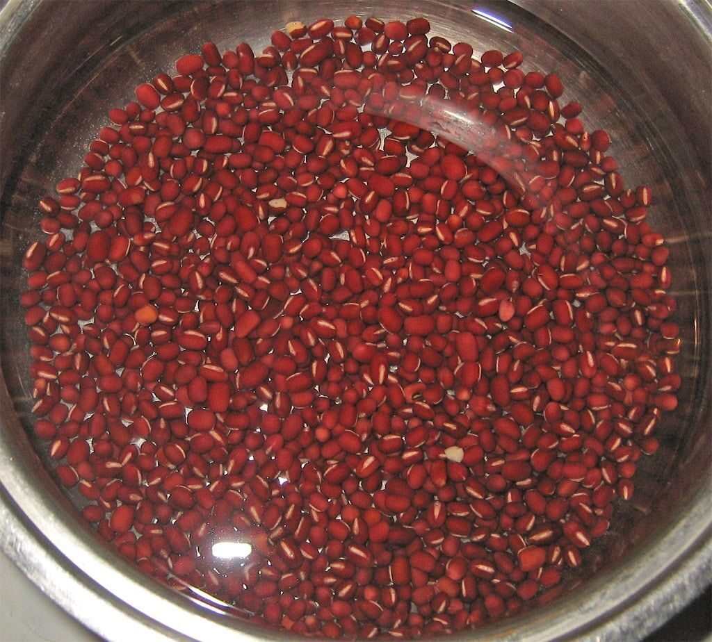 Brodo drenante con fagioli azuki