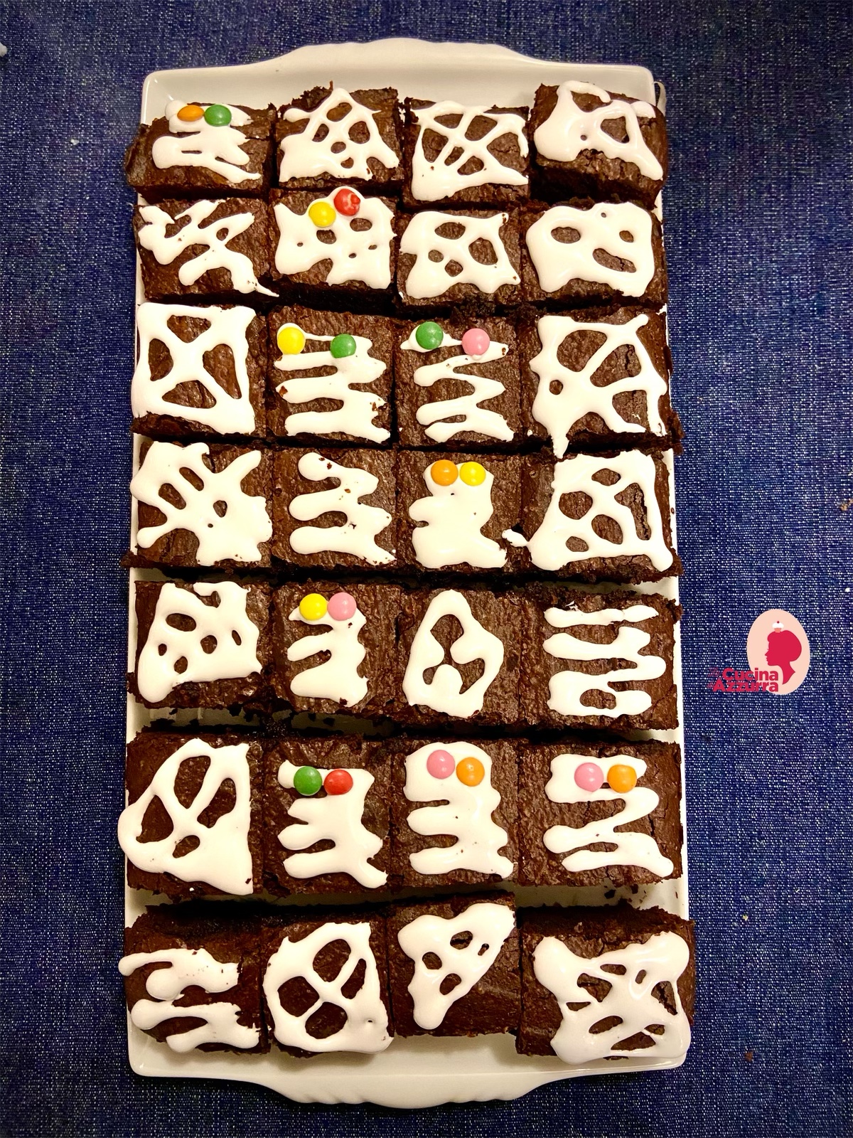 Brownies fantasmini per un halloween goloso!