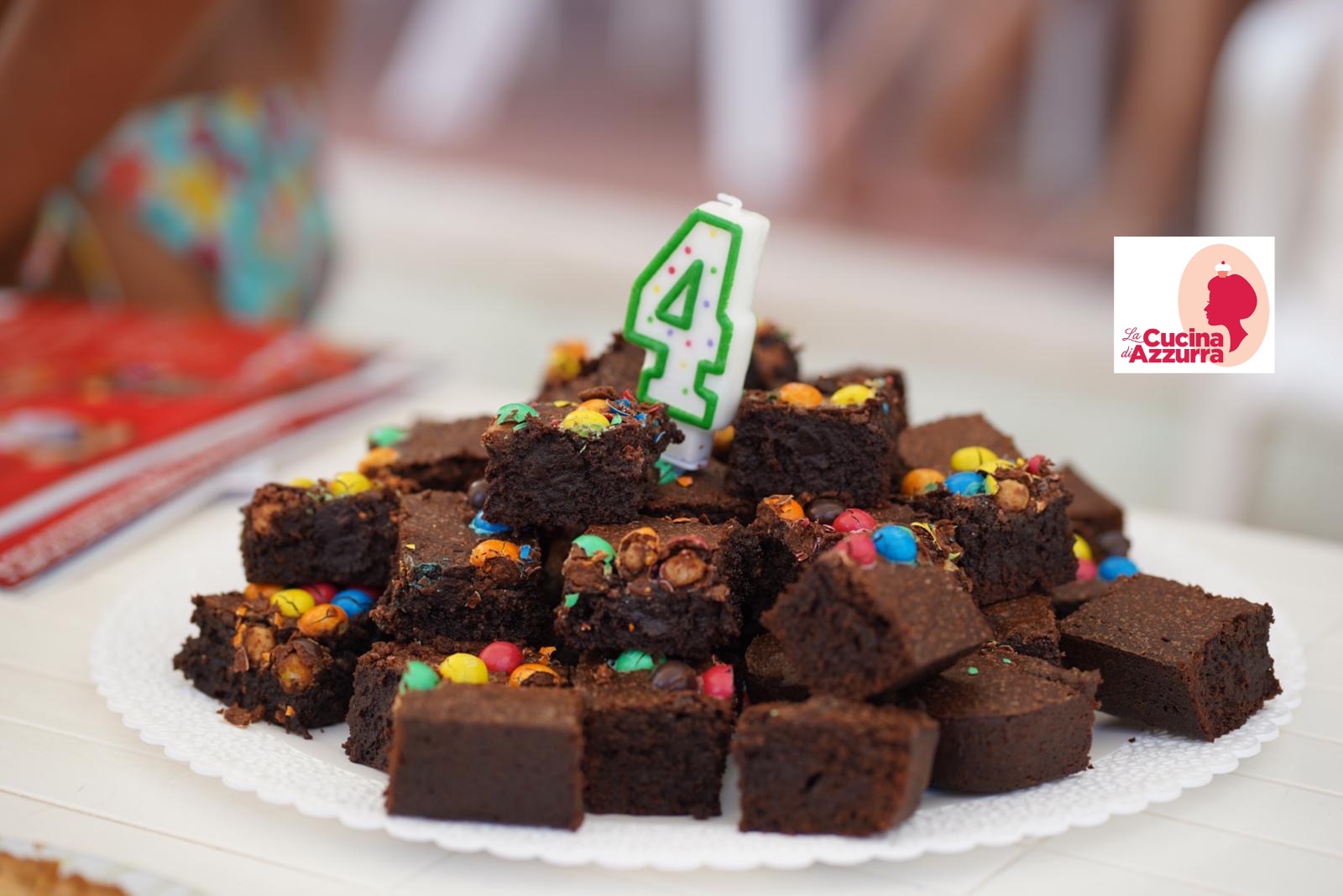 Brownies s/glutine per festeggiare 4 anni di elio