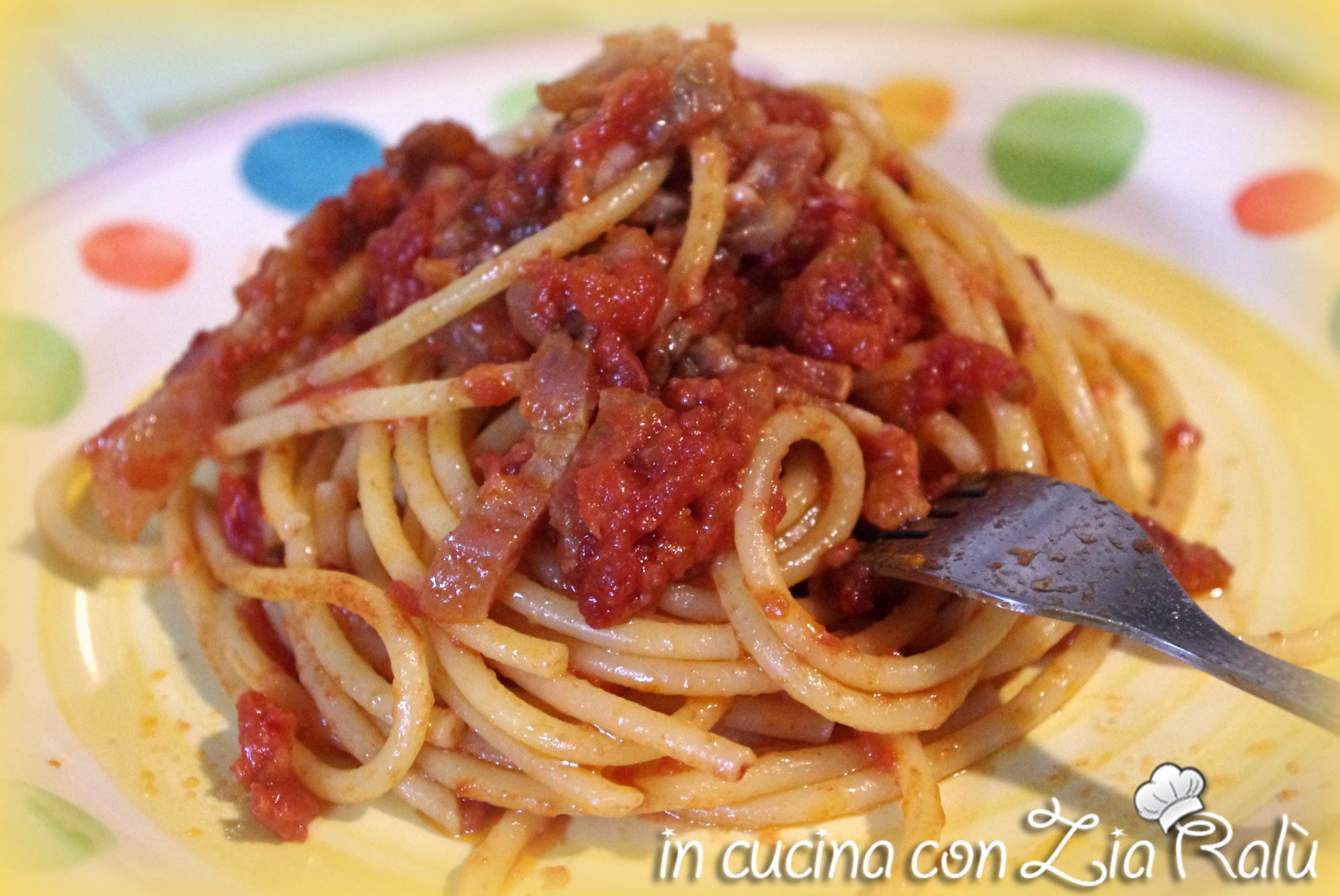 Bucatini all’ amatriciana