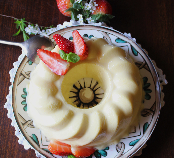 Budino al brandy e vaniglia