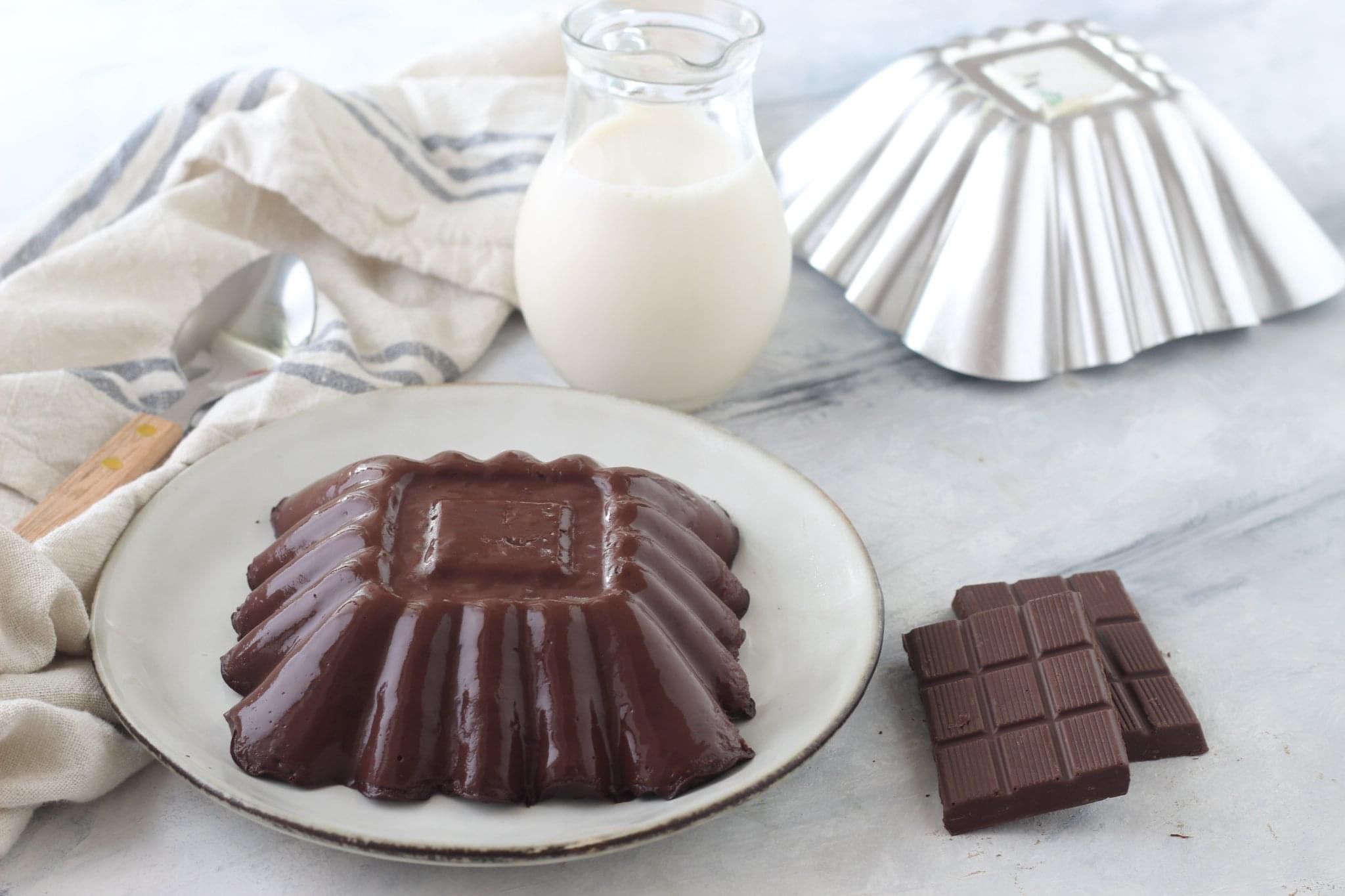 Budino al cioccolato fatto in casa