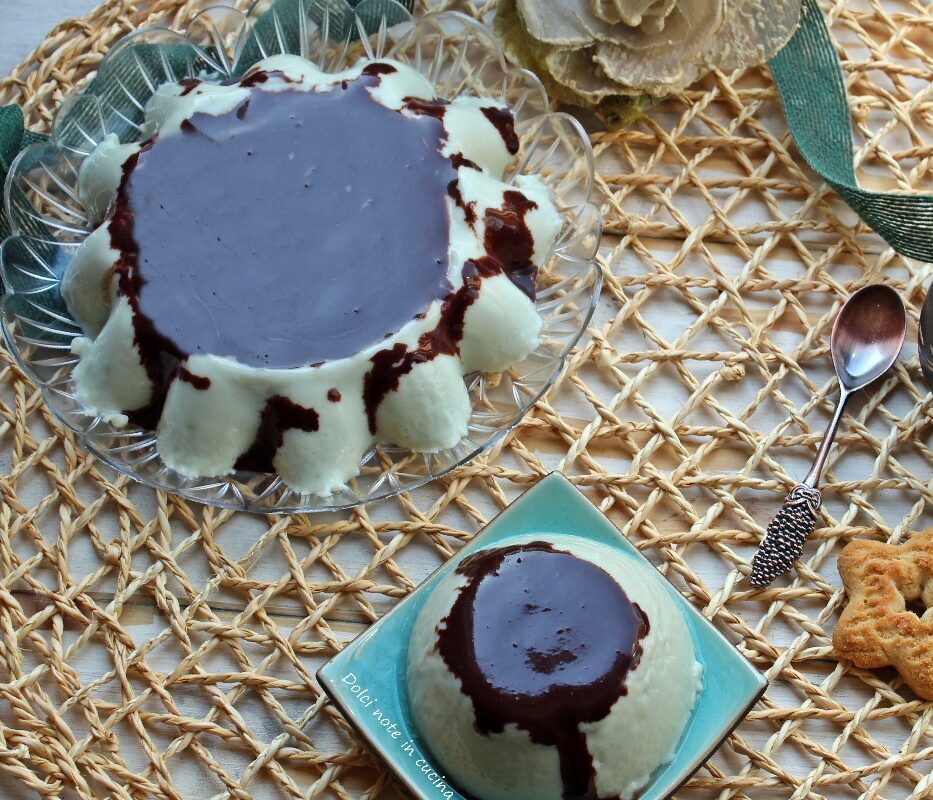 Budino alla menta e cioccolato