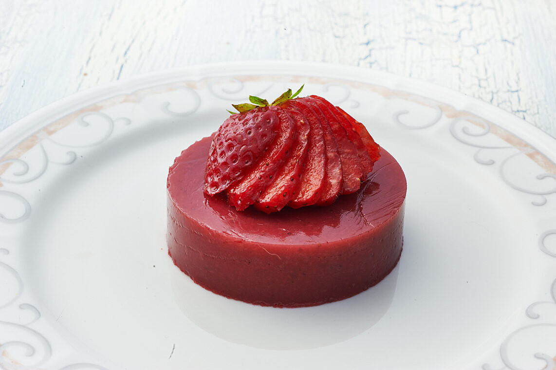 Budino alle fragole
