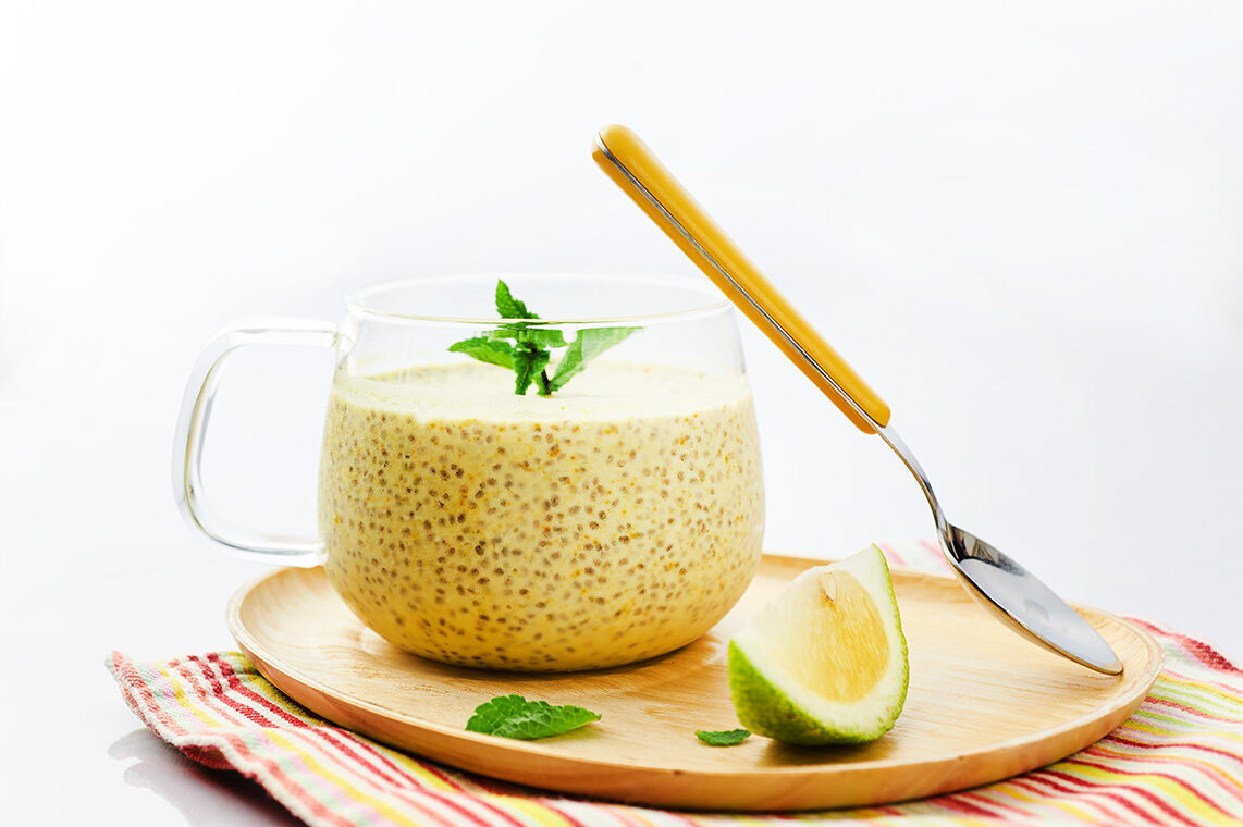 Budino raw di cocco e limone