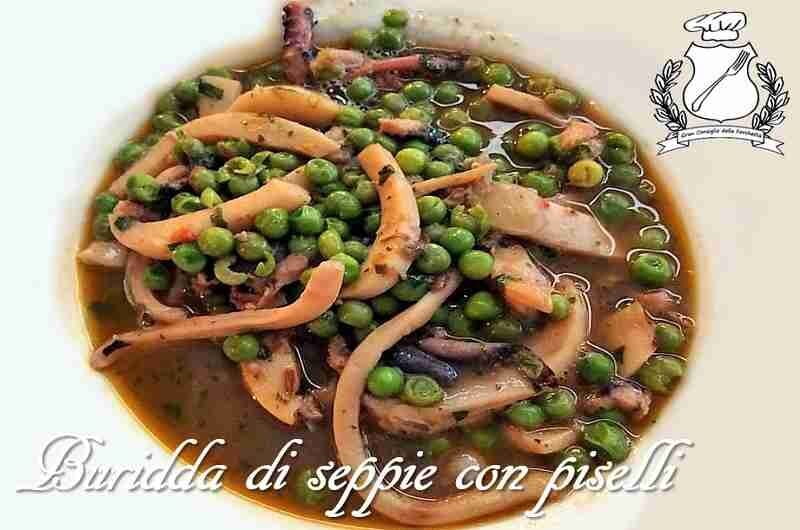 Buridda di seppie con piselli