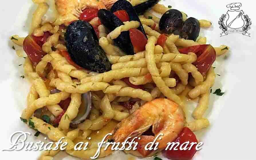 Busiate ai frutti di mare