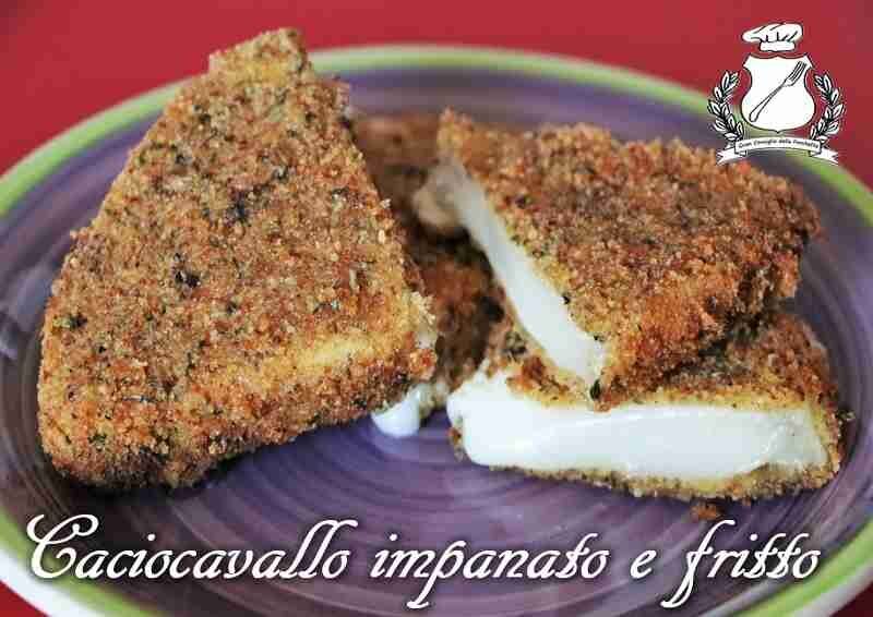 Caciocavallo impanato e fritto