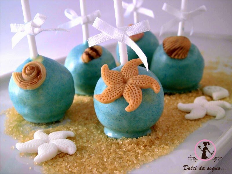 Cake pops tema mare